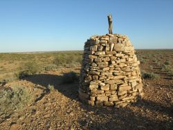 John McDouall Stuart's stone cairn