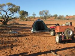 Camp near Wirrda Wells